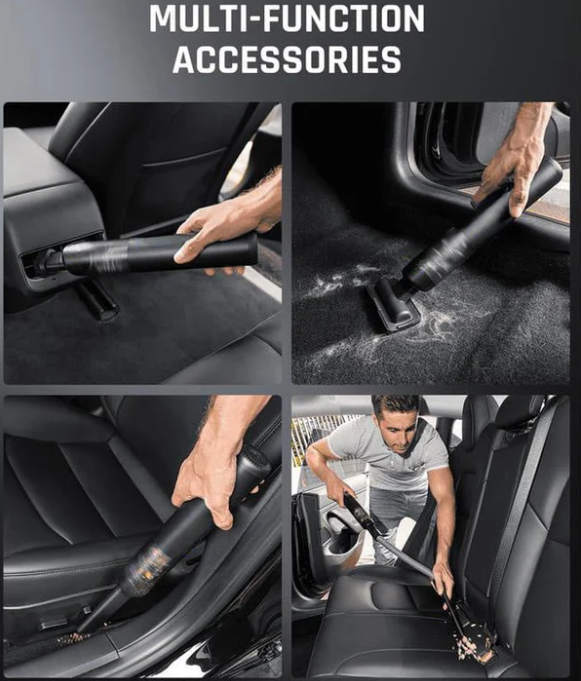 🚗Νέο προϊόν σε προσφορά💥Ασύρματη ηλεκτρική σκούπα αυτοκινήτου Slim V8 Mate Υψηλής ισχύος 13000Pa/30AW